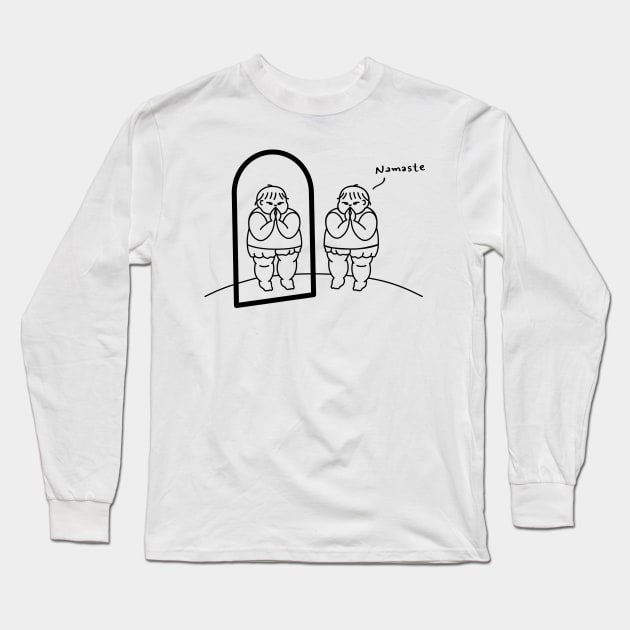 Namaste Long Sleeve T-Shirt by Studio Haiya